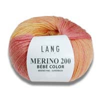 Lang Yarns Merino 200 color  Knäul