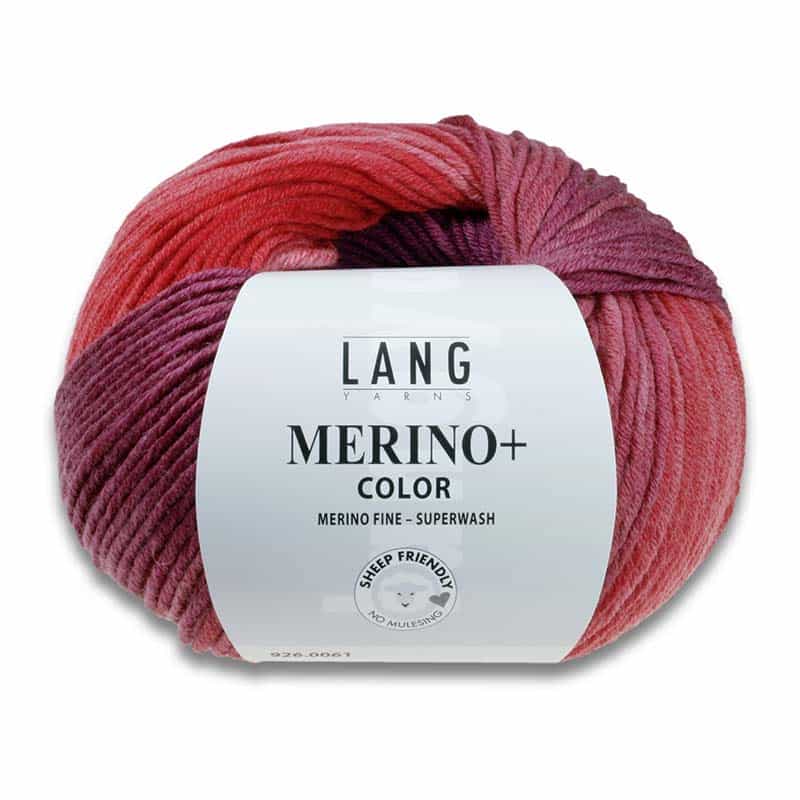 Lang Yarns Merino+ Color Knäul