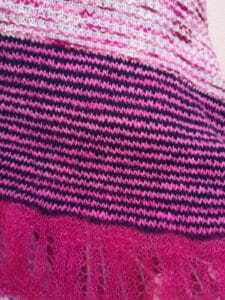 KundInnenprojekt Himinbjorg pink-blau Muster- und Materialmix