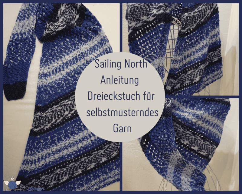Sailing North Anleitung Dreieckstuch