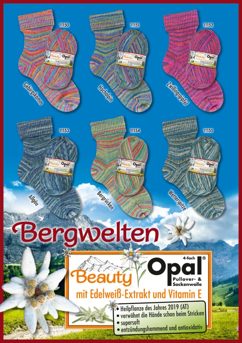 Titel Opal Beauty Kollektion Bergwelten