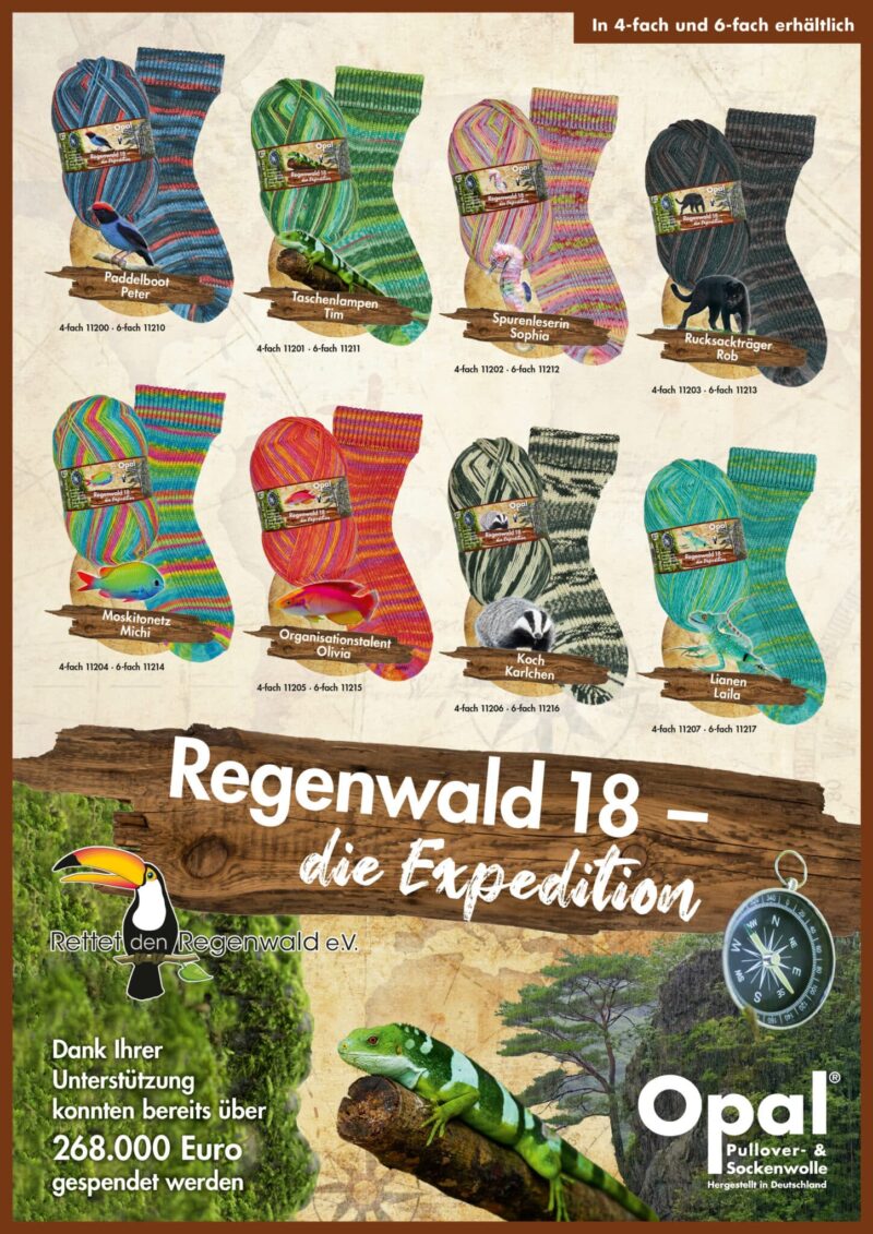 Opal Regenwald 18 die Expedition Farben