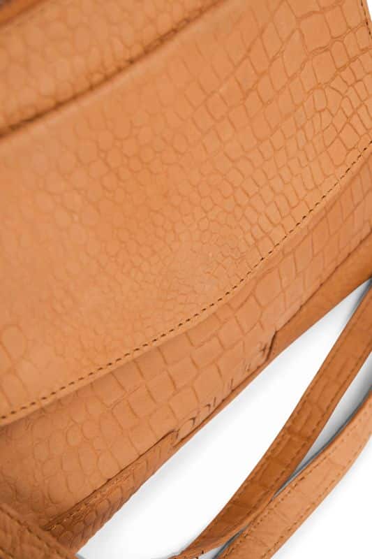 Vadsø - Lederhandtasche croco Detail