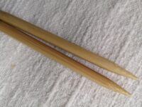 Stricknadelspitzen aus Bambus