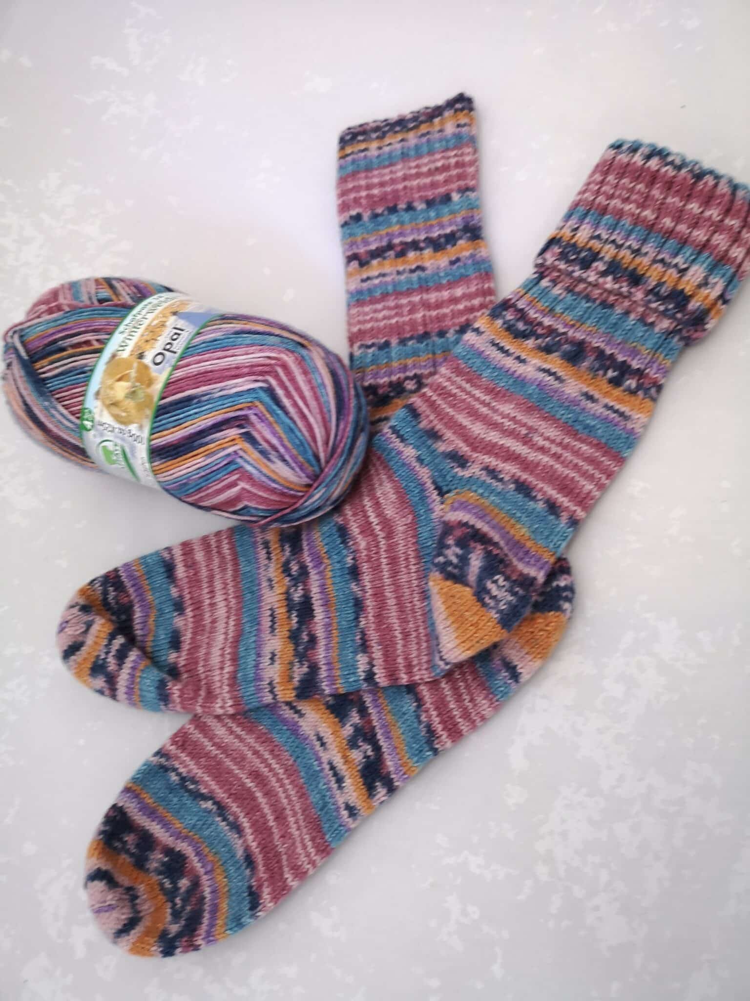 KundInnenprojekt Socken aus Opal Schafpate 14